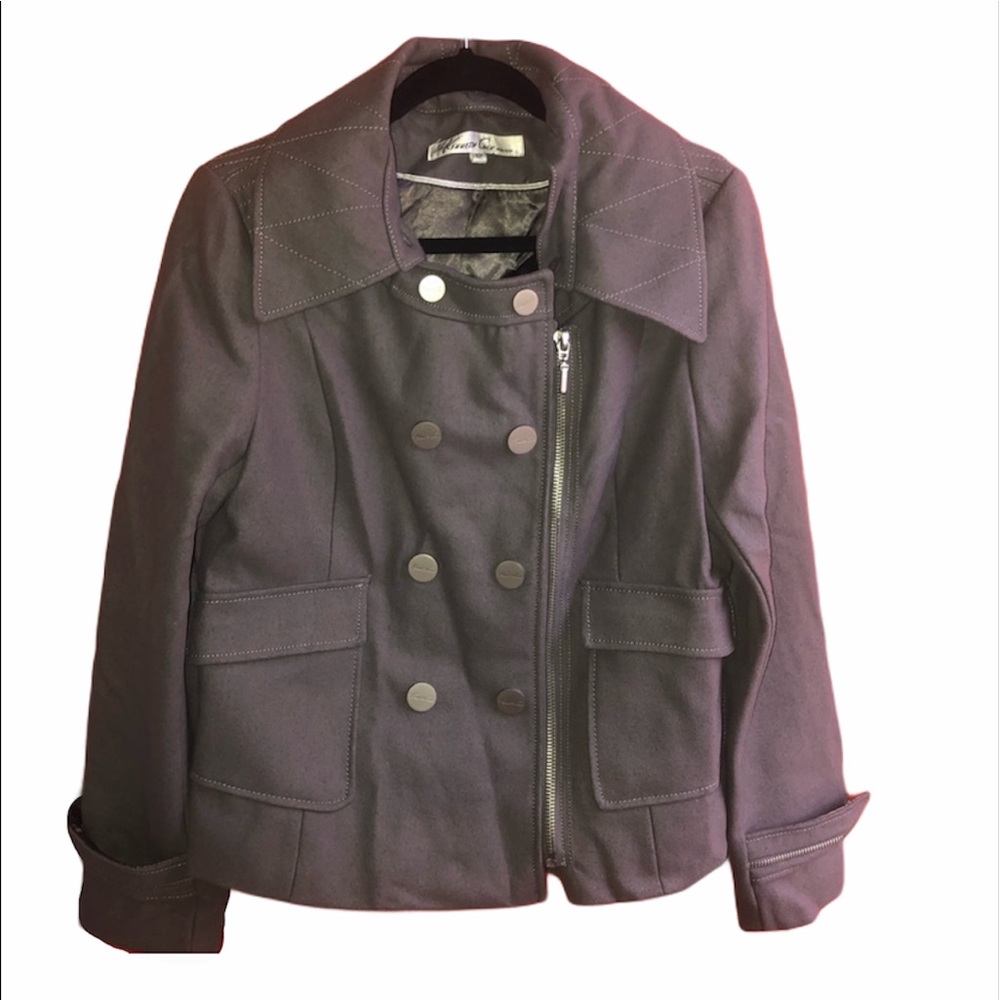 Kenneth Cole gray pea coat